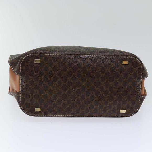 CELINE Macadam Canvas Hand Bag PVC Brown Auth 71532 - Picture 5 of 16